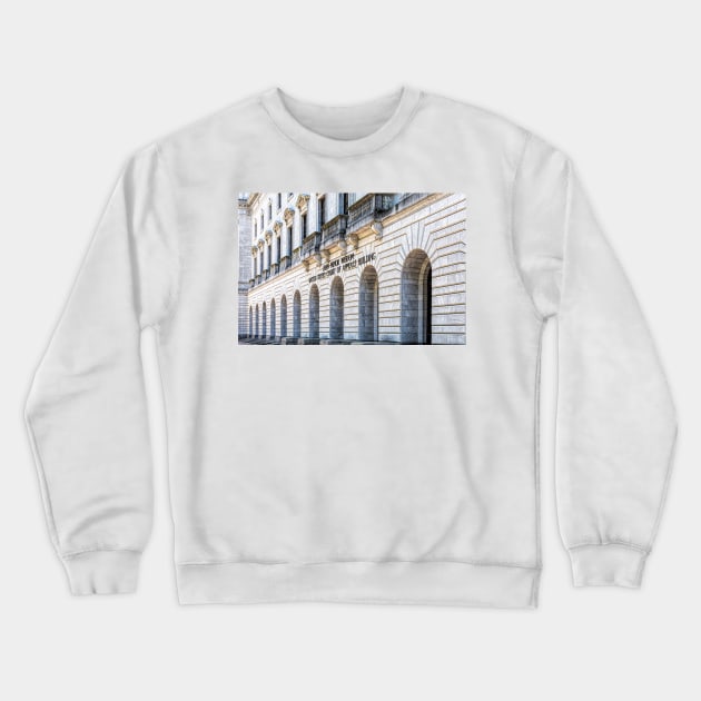 John Minor Wisdom United States Court Of Appeals Building New Orleans Louisiana Crewneck Sweatshirt by Debra Martz